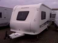 Hobby DeLuxe 495 UL mit Rollbett, TV-Halter, Slim Tower